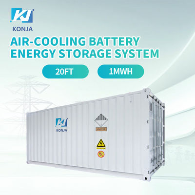 İyi bir fiyat. KonJa Hava Soğutma 20FT 768Vdc 1MWh Derin Döngü Pil Enerji Depolama Sistemi 400Vac Konteyner Pil çevrimiçi
