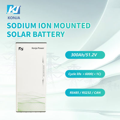 İyi bir fiyat. KonJa Home Şarj edilebilir Sodyum İyon Pil 51.2V 37Ah 5.7kWh Duvar Montajlı Güneş Pil 5 Yıllık Garanti çevrimiçi