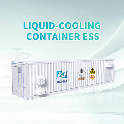 KonJa Sıvı Soğutma 40HC Konteyner Enerji Depolama Sistemi 7.53Mwh 1000V Konteynerize Pil Depolama