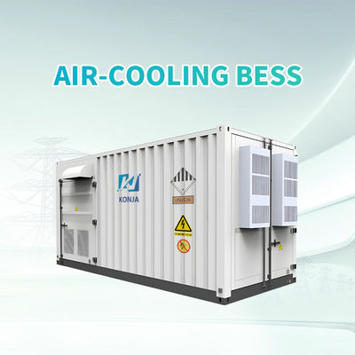 Kalite KonJa Hava Soğutma 20FT 768VDC 1.29MWh Derin Döngü Pil Enerji Depolama Sistemi 400VAC Konteyner Pil Fabrika