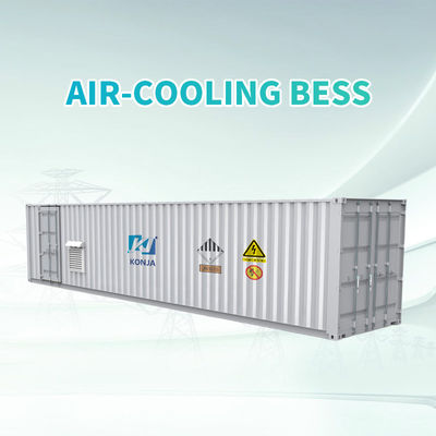 Kalite KonJa Hava Soğutma ESS 40FT 2.58MWh 768Vdc Derin Döngü Pil Enerji Depolama Sistemi 400Vac Konteyner Pil Fabrika